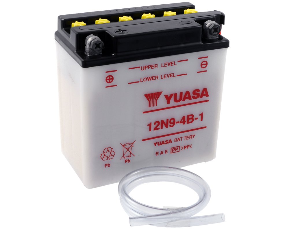 YUASA Bateria 12N9-4B-1 otwarta bez kwasów