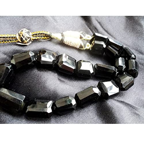 Perles onyx noir facettées LKBEADS 9-18mm pour création bijoux