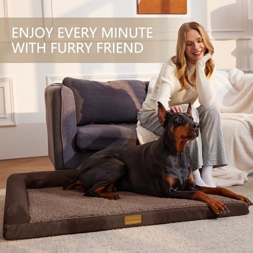 Panier grande chien orthopédique avec housse imperméable