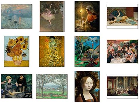 Wish Pub - Set of 12 Unframed Fine Art Prints, Famous Art Collection Series 3 of 3, 8x10 inch
