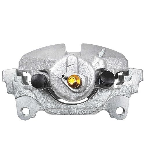 Image of Detroit Axle - Pair Front Brake Calipers for Volkswagen Jetta Golf Beetle | Audi A1 A3 Disc Brake Calipers w /Brackets Replacement