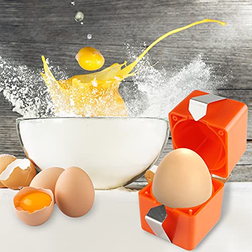 Sugarchef Abs Egg Cracker For Raw Eggs Egg Yolk Separator Breaker Egg Shell Cutter Baking Tools And Gadgets Egg Divider Peeler Opener,1 Piece #TOP3