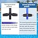 Swim Snorkel for Lap Swimming Set,Includes Snorkel, Goggles, Nose Clips and earplugs, Front Swimming Snorkeling Training for Adult/Kid/Youth,Swimmer Snorkle Center Mount Snorkle Tube