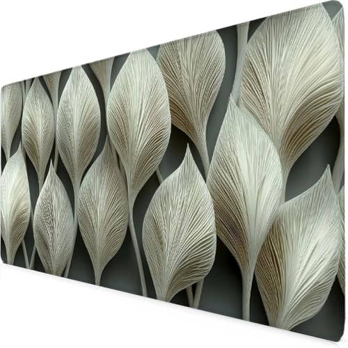 Rose Tapis de Souris XXL 60x30cm Grand Format Fleur pour Bureau et PC