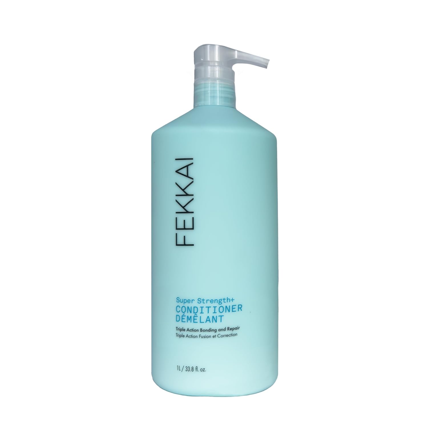 FEKKAI Super Strength+ Protein PowerBond Conditioner - 33.8 oz - Bonds, Repairs, and Protects for 3X Stronger Hair - Free of Sulfates, Parabens, Phthalates - Vegan, Cruelty-Free