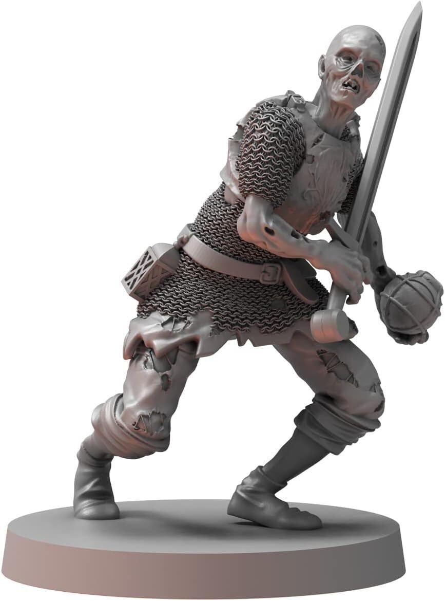 Dark Souls RPG Miniatures - Unkindled Heroes Pack 2 With Stat Cards For Tabletop Gaming