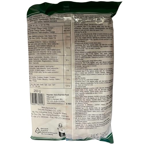 BAMBOO TREE - Reisnudeln 3Mm. - 1 X 200 GR