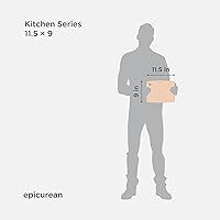 Vista 4 de Epicurean Kitchen Series Tabla de cortar, 11.5 x 9 pulgadas, natural