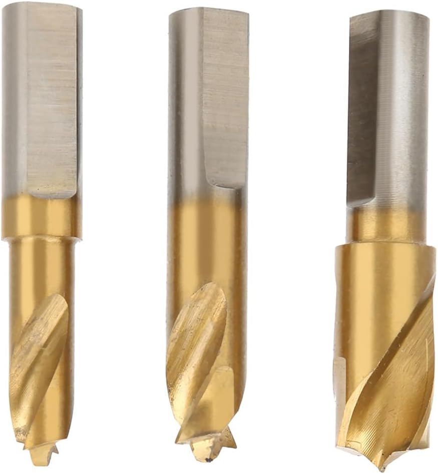 3 Pcs Spot Weld Drill Bit Set,Weld Cutter Drill Bits,Sheet Metal Weld Processing,1/4" 5/16" 3/8" Sizes,for Auto Body Repair Workshop DIY Tasks