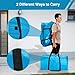 Extra Large Moving Bags Heavy Duty Space Saver Vacuum Storage Bag Vacuum Seal bags for Clothing Travel Packing bag Blue Bag for Moving Vaccine Sealed Blue Storage Bag (8 Pack)