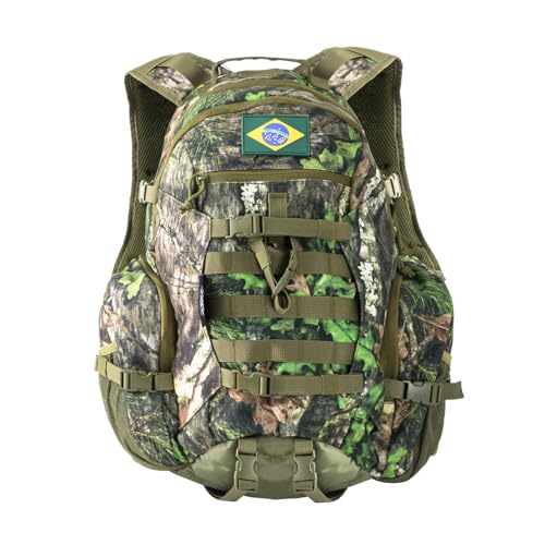 50L Mochila Tática Masculina, Resistente à Água para Camping e Trilhas (Verde)