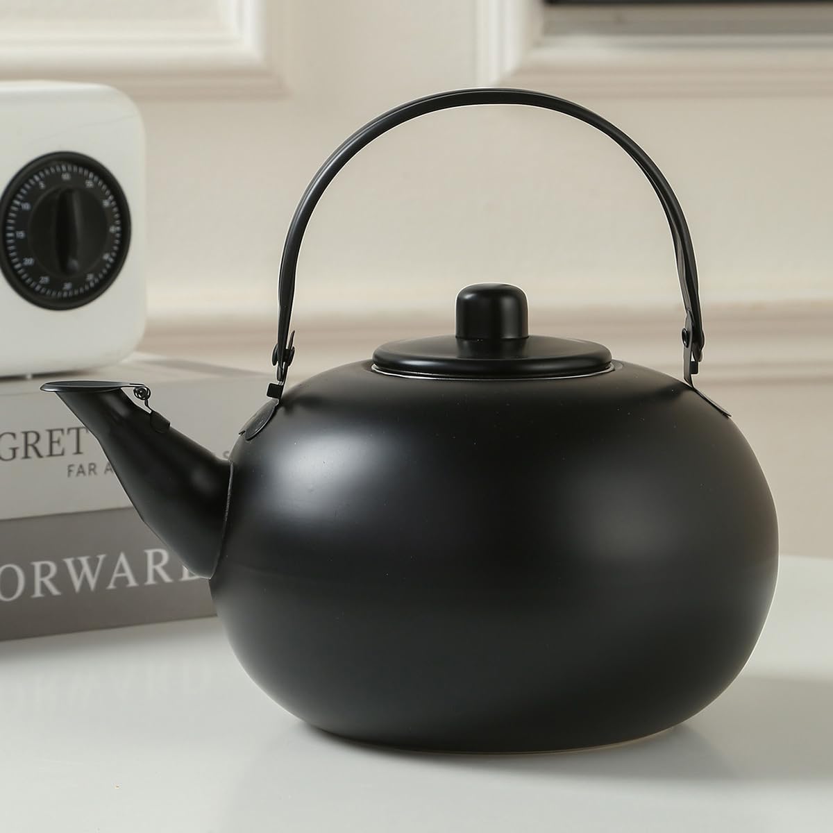 Stovetop Tea Kettle Whistling Teapot with Lid and Tea Infuser Stainless Steel for Hot Beverages-image-45