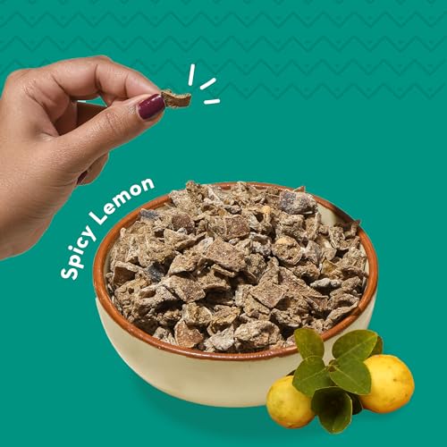 Image of GO DESi Spicy Lemon Candy, 200g, Fruit Snacks, Mouth Freshener, Nimbu Bites, Dehydrated (Pack of 3)