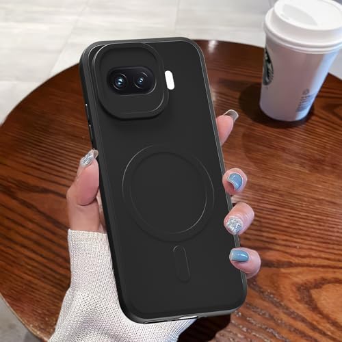 Image of Pikkme Back Cover for iQOO 15R 5G Soft Matte Silicone Mag-Safe Design (Mag-Safe Not Support) Camera Protection | Slim Fit Bumper Cover (Black)