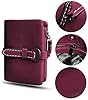 AOXONEL Damen Bifold Leather Wallet RFID blockiert Damen Armband mit kartenhalter-id Fenster geldbörse Small (lila3) #4