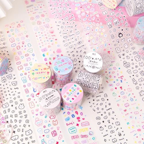 Alideco 6 }XLOe[v 킢 gCVbv 50mm×2 m Ŏ S e[v L DIY  }Xe V[ (xiantiaoshangdian)