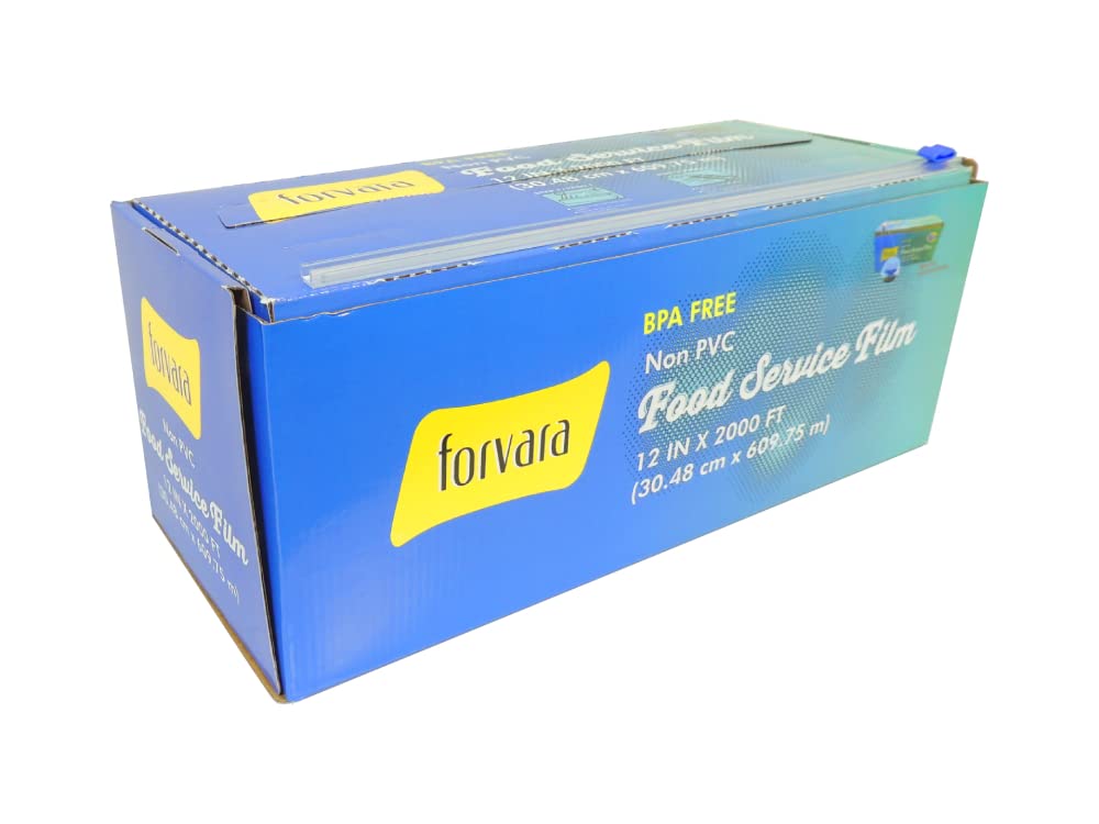 Película de servicio alimentario sin PVC, cartón reciclable resistente con almohadillas antideslizantes, cortador deslizante adjunto, sin BPA, sin cloro, apto para microondas e inodoro