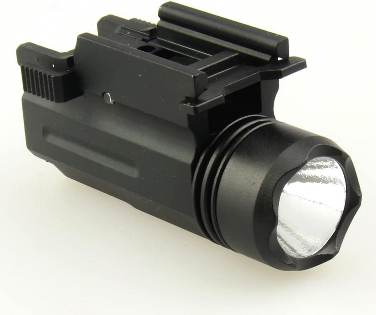 TACFUN 300 Lumen High Power Tactical Flashlight, On/Off Switch