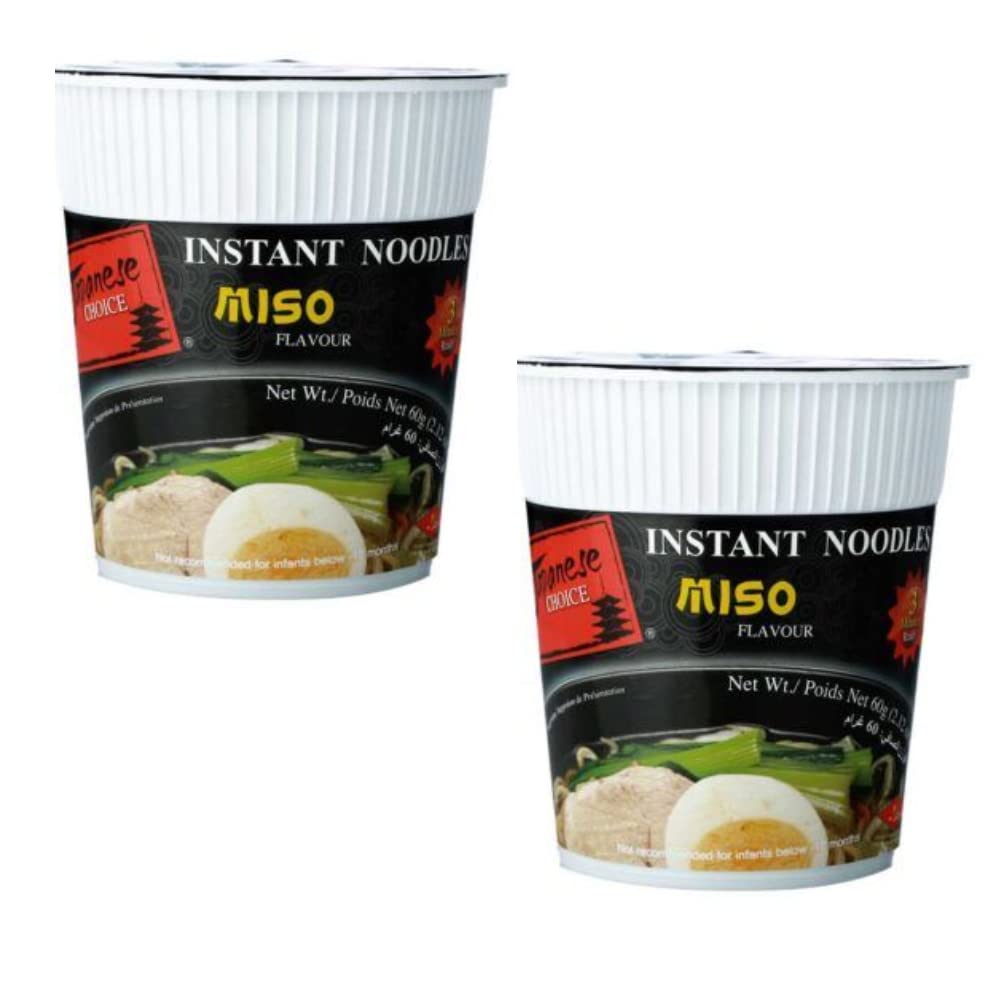 Japanese Choice Instant Noodles Miso - 60 gm (Pack of 2) (B07P6QXYHX) Amazon Price History, Amazon Price Tracker
