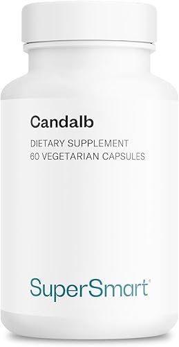 Supersmart - Candalb - con Lactobacillus Acidophilus, Rhamnosus e inulina - Suplementos de probióticos y prebióticos - Ayuda a equilibrar la