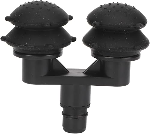 YUYTE Cabezales de pistola de masaje, cabezal de repuesto para masaje, 0.7 pulgadas de diámetro exterior de silicona sin olor para relajación