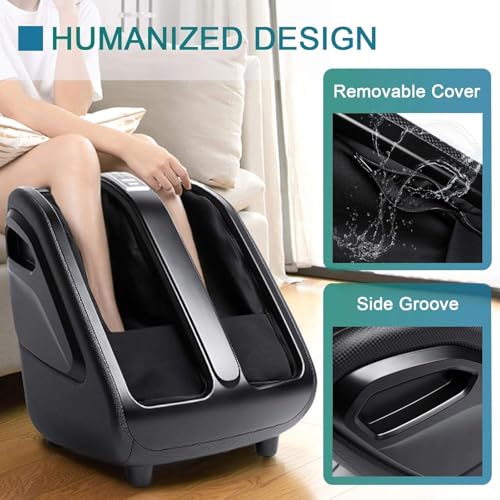 Image of Apollon Smart Lite KC16 Leg, foot, Ankle, & Calf Massager, For Pain Relief Heating Therapy With 3 Levels of Intensity, Multiple Massage Combination, 3 Auto Programs, 3 Level Speed, Auto timer control, With 360 full Wrap Airbags & Rollers Massage