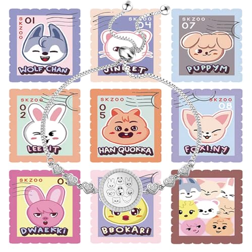 KEYCHIN Korean Group Bracelet Korean Band Fans Gifts Korean Group Members Jewelry Korean Music Merch...