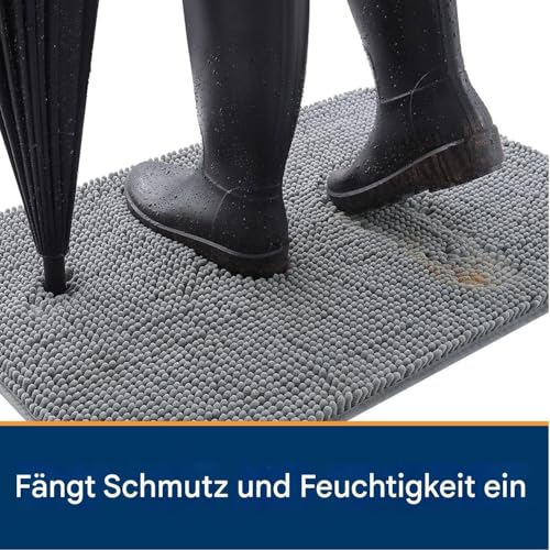 Tapis de lavage imperméable Knossy Zero Paws absorbe l'humidité entrée de maison - 7