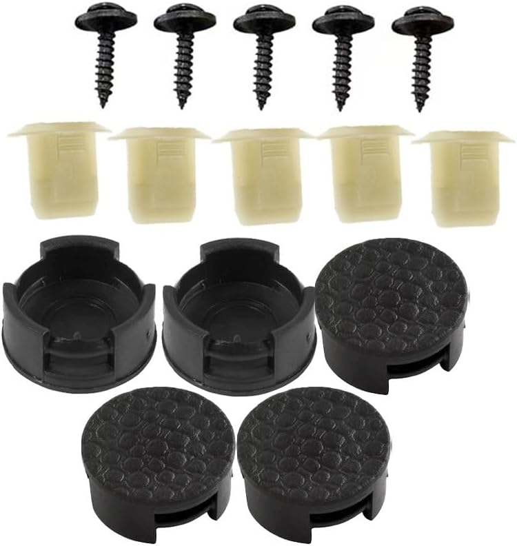 Rear Door Scuff Plate Screw Cap Retainer Nuts Screw Kit For Ford For Transit MK8 2014-23 For Transit/For Tourneo For Custom 2012-23 Door Interior Panel Nuts And Screws Set