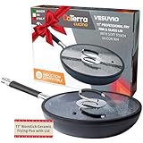 DaTerra Cucina 11' Nonstick Ceramic Frying Pan with Lid –...