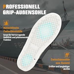 Yenxapei Rubberlaarzen voor heren, antislip en waterdicht, korte