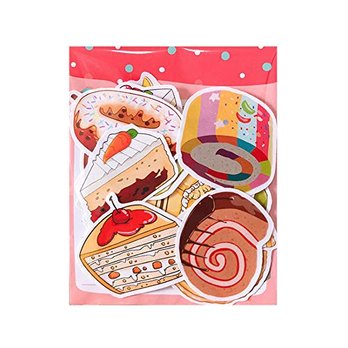 Preisvergleich Produktbild JMY Kuchen- Und Dessertaufkleber, Gepäckdekoration, Gourmet-Aufkleber