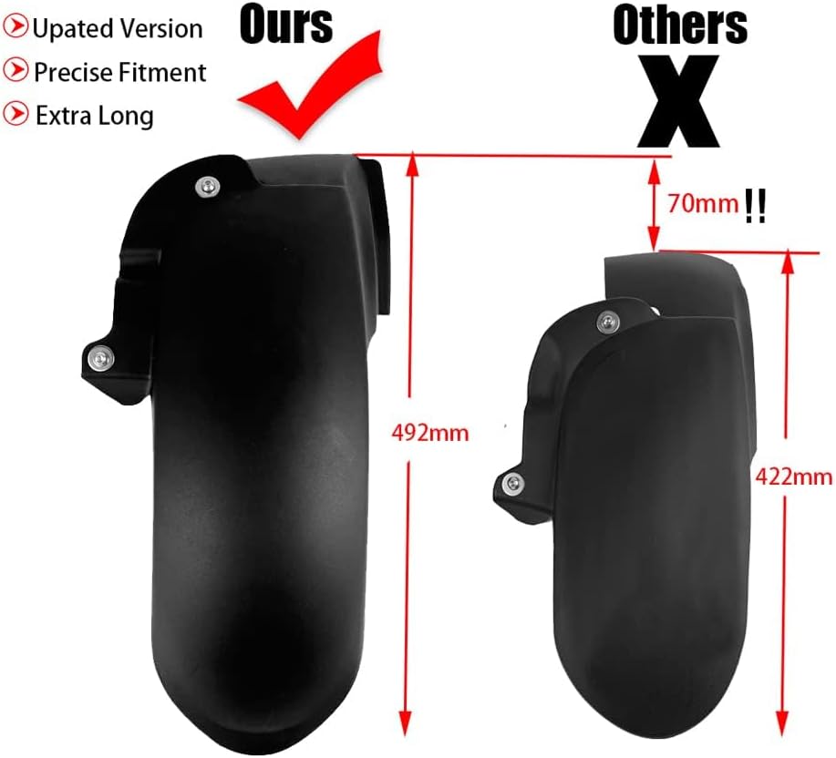 Long Rear Fender Hugger Mudguard for 2020-2026 Forza350 NSS350 Forza NSS 350 Mudflap Mud Splash Guard (C)