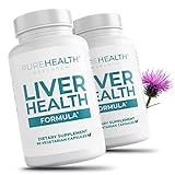Liver Health Detox and Cleanse Supplement for Fatty Liver - Healthy Liver Blend with Artichoke Extract, Milk Thistle and Dandelion - Liver Support Support Supplements for Women & Men - 2 Bottles