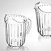 New Star Foodservice Resturant-Grade Polycarbonate Plastic Water Pitcher (Water Pitcher (Clear), 60 oz (Set of 12))