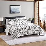 Eddie Bauer- Twin Quilt Set, Cotton Reversible Bedding Set, All Season Home Décor with Bonus Pillow Cover (Arrowhead Charcoal, Twin)