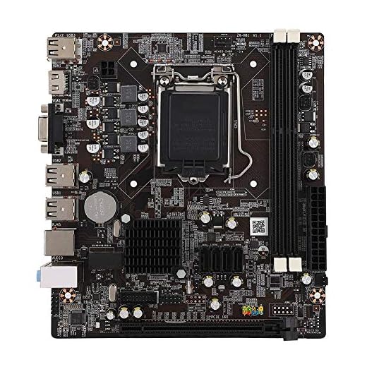 Placa Base DDR3 1600 LGA 1150 con HDMI SATA 2.0 USB 2.0, Placa Base SATA 2.0, Compatible con Salida Dual VGA + HDMI, Memoria de Escritorio DDR3 Placa Base 1066/1333/1600