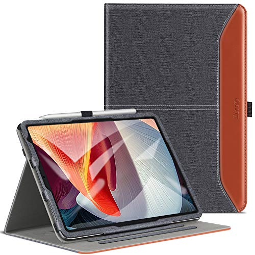 Ztotop for New iPad Air 4 Case 10.9 Inch, Premium Leather Folding Stand Case Cover with Auto Wake/Sleep, Pencil Holder, Multiple Viewing Angles for iPad Air 4th Generation Case Cover 2020, Dual Color