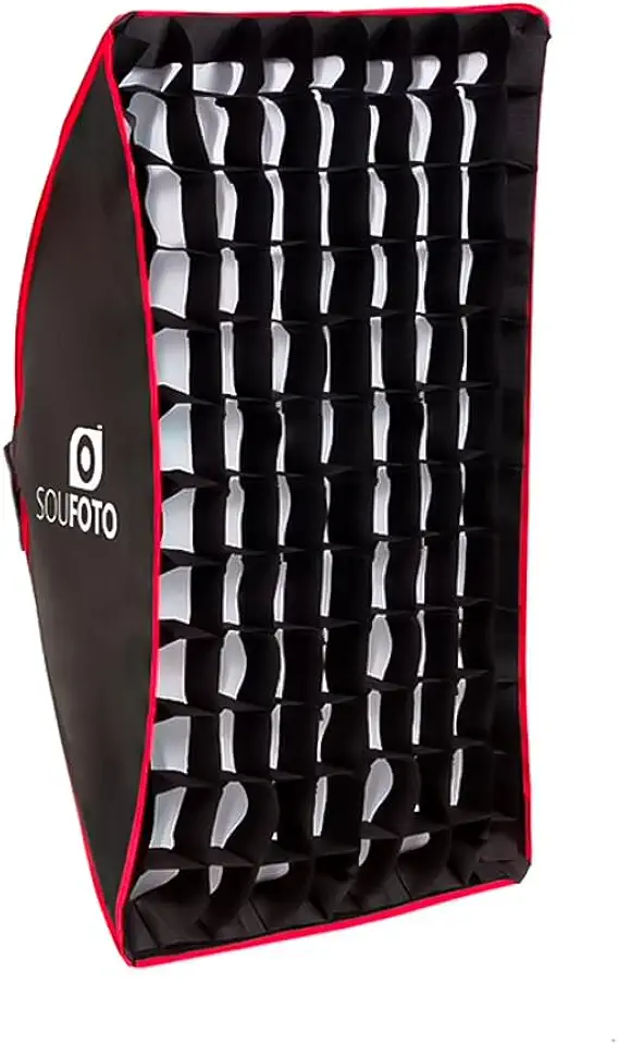 SOU FOTO Softbox com Tela Grid 50x70 Bocal E-27 SBS-50X70G para Fotografia