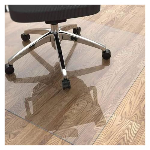 Alfombra protectora de suelo transparente para silla de oficina y suelos de madera de 0.6mx1.2m 2