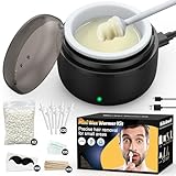 Nasenhaarentferner, Nasenhaar Wachs, Nasenwachs männer: Nase Waxing set mit Mini Wax Maschine,USB-Schnellwärmung, konstante Temperatur, 100g Wax / 20 nasenwachs stäbchen zur ohr- nasenhaare entfernen