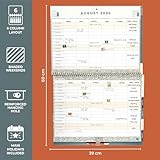 Boxclever Press Family Home Planner 2026 Calendar UK. Spacious Family Calendar 2026 runs Jan - Dec’26. Wall Calendar 2026 with 6 Column Layout. Family Planner 2026 with Tabs & Stickers. - Image 3