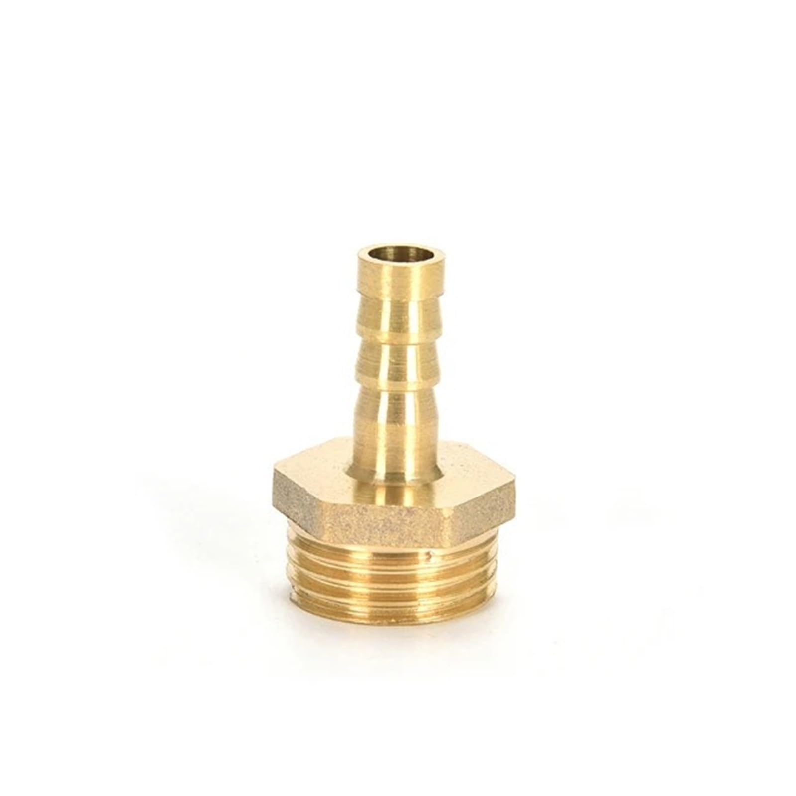Conector de púas de 6 mm con rosca de cola de 1/2, accesorio de tubería de agua en latón