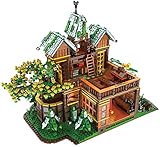 Gooratu Baumhaus Haus Bausteine Modell, 2466 Teile Treehouse Architektur Bauspiel für Kinder und Erwachsener Kompatibel mit Lego 21318 Baumhaus (86002)