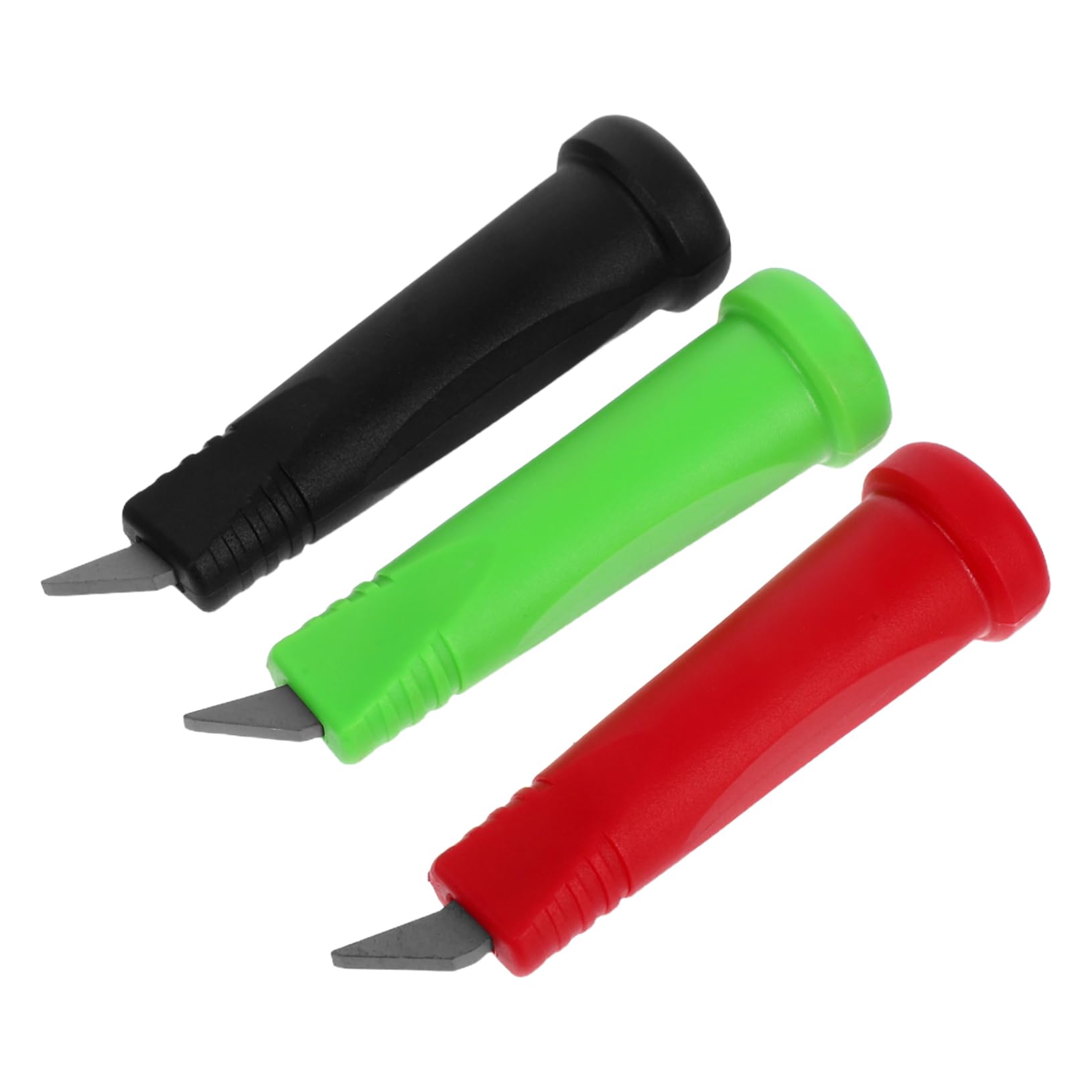 Anneome 3 Pièces Pointe de Pole de Ski Remplacement des Pointes de Canne de Embouts de bâtons de randonnée en Caoutchouc pour bâtons de Ski L'acier tungstène