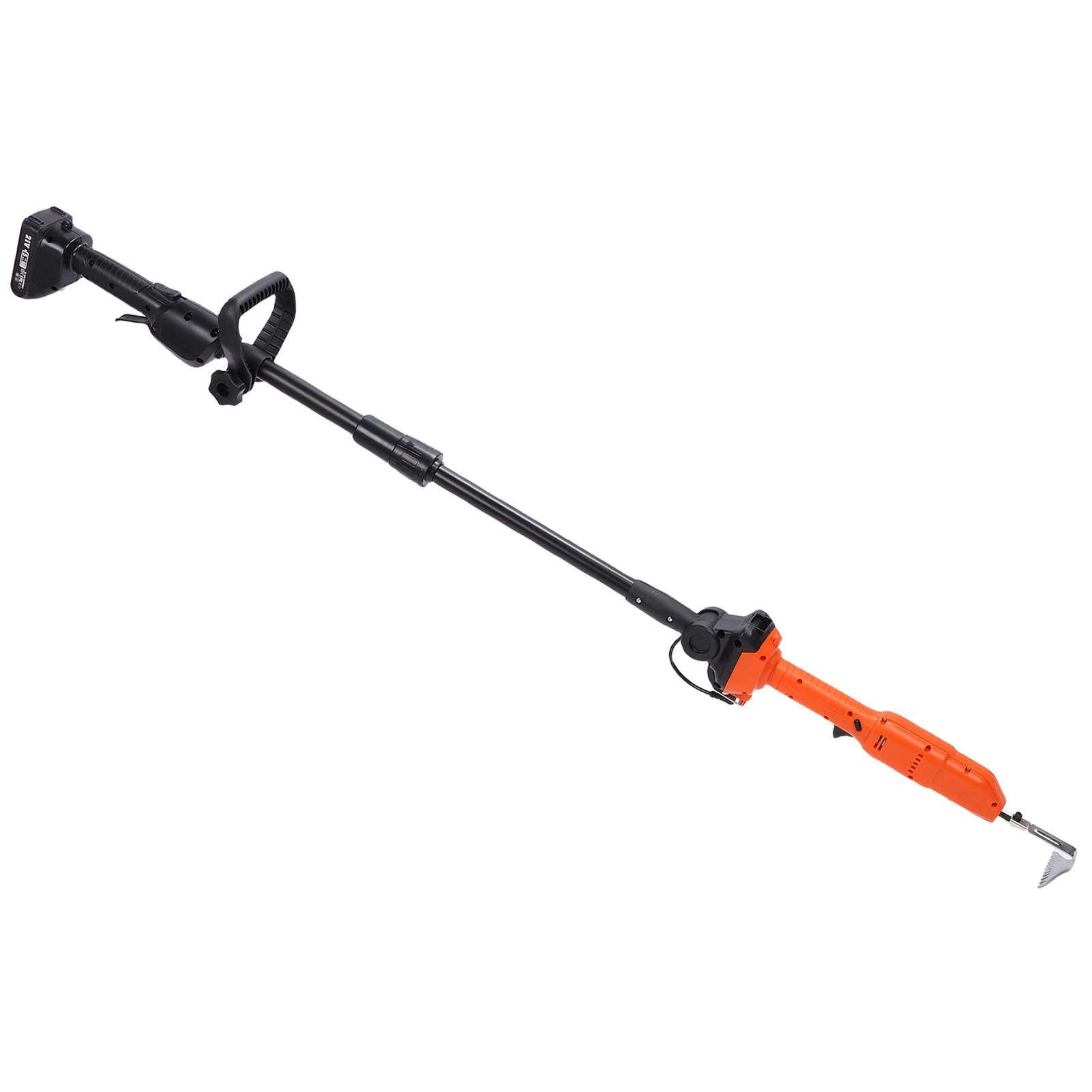 Eujgoov Grabhacke, Batteriebetriebener Garten-Grubber, Elektrische Bodenfräse, Grubber mit 21-V-Motor, Leichter, 0,7 Kg Schwerer, Faltbarer Griff Zum Jäten, Bodenlockern, (EU-Stecker-Heizleistung