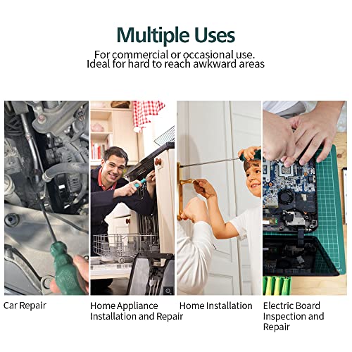 Extra Long Torx Screwdrivers Set, 5Pcs 12In Magnetic Torx Screwdrivers Set, T15 - T30 (T15,T20,T25,T27,T30) Magnetic Torx Driver Star Screwdrivers Set, Long Long Star Screwdrivers Set #TOP4