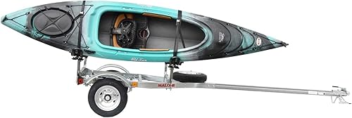 Vista 41 de Malone MPG461B2 MicroSport 2 Remolque de kayak con 2 literas y neumático de repuesto Capacidad de 20 pies/800 libras Totalmente sumergible