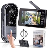 LZHIOs Video Doorbell Camera Wireless with 4.3 Inch IPS Display, 1080P HD Video Doorbell Wireless No Monthly Fee, Two Way Audio, Night Vision, IP65 Waterproof Smart Doorbell Camera for Home