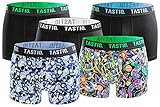 TASTIQ | Herren Boxershorts 5er Pack | Boxer Briefs aus Baumwolle Space - Größe L